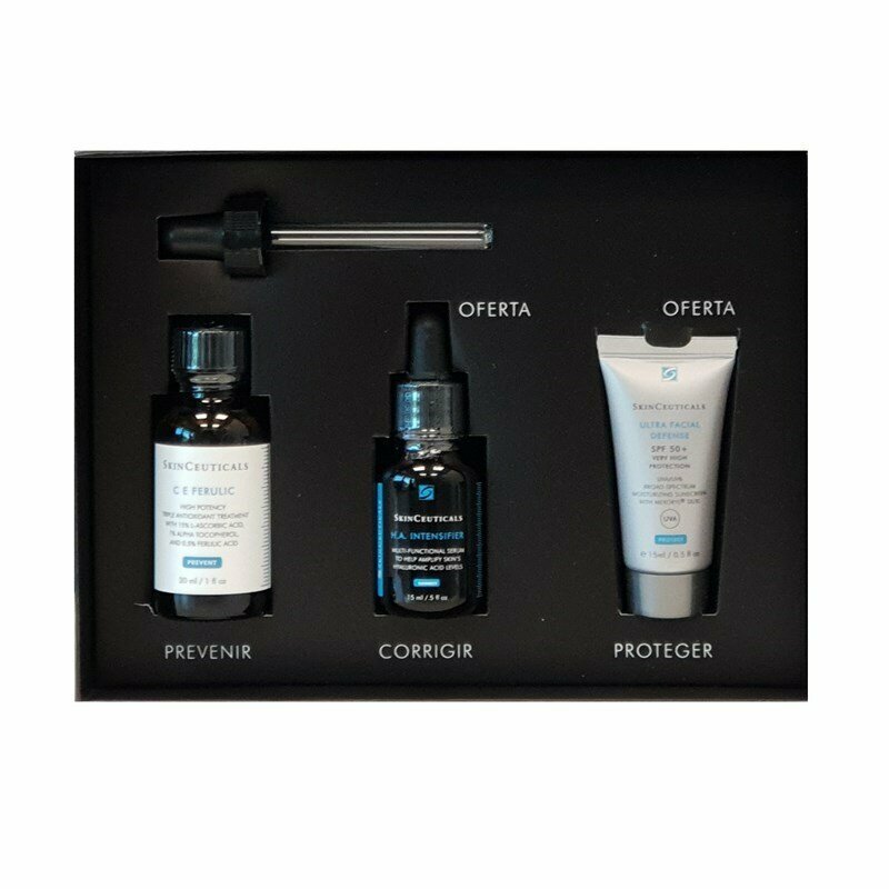 Skinceuticals - C e ferulic 30ml + ha intensifier 15ml + ultra facial defense spf50+ 15ml