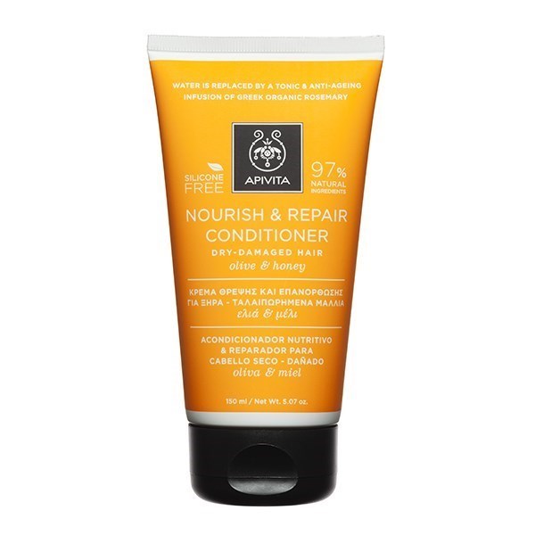 Apivita - Nourish & repair conditioner for dry and damaged hair 150ml