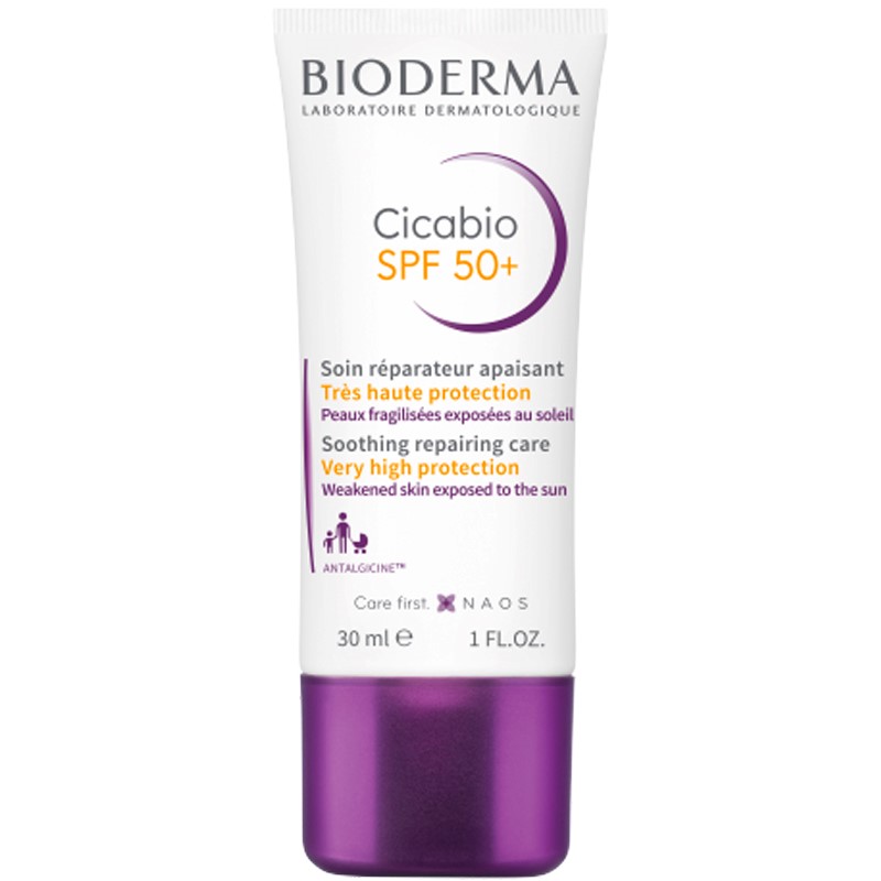 Bioderma - Cicabio soothing repairing cream with spf50 30ml