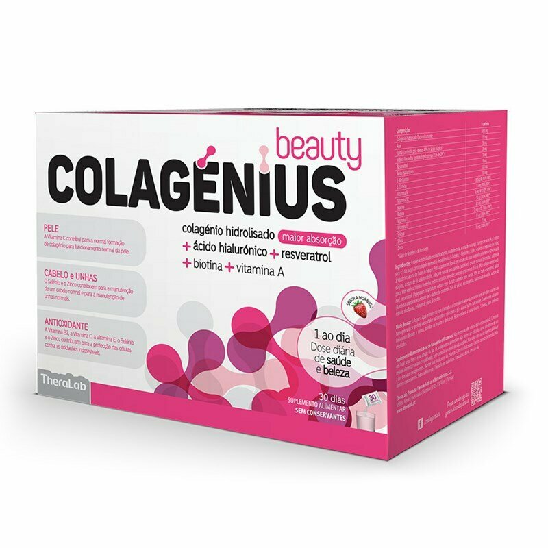 Colagenius - Colagénius beauty skin, hair and nails antioxidant supplement 30sachets