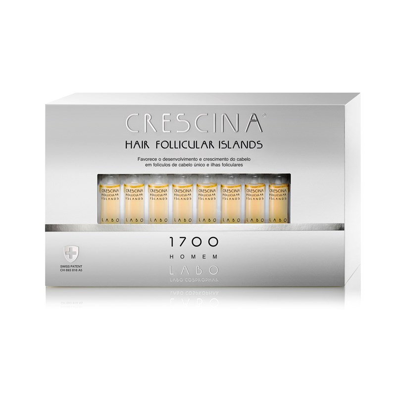 Hair follicular islands ampoules for men - Crescina