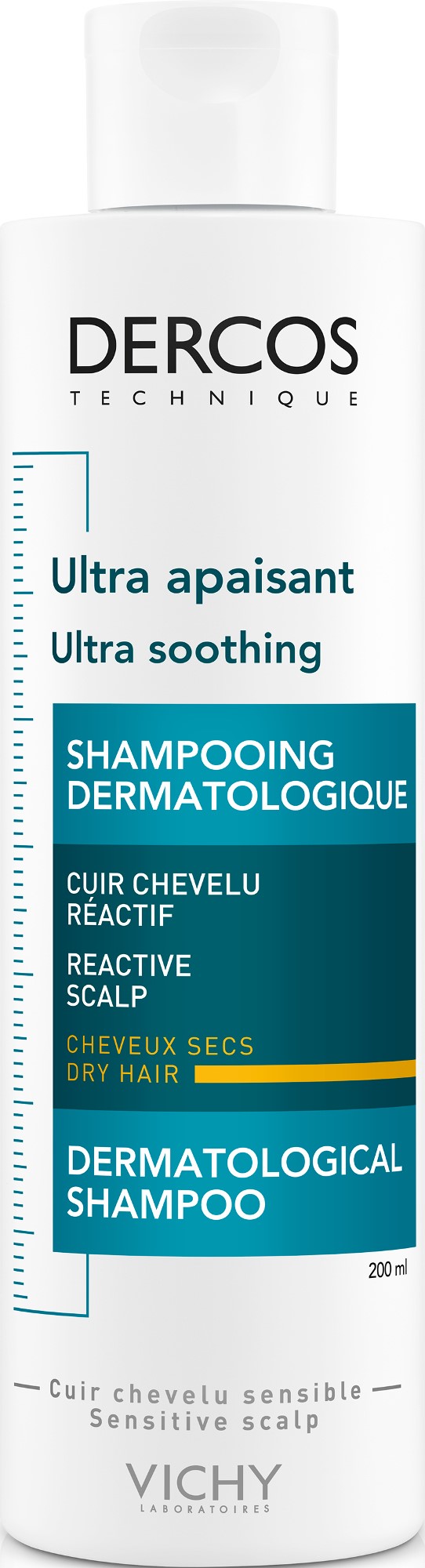 Dercos - Ultra-soothing shampoo for dry hair 200ml