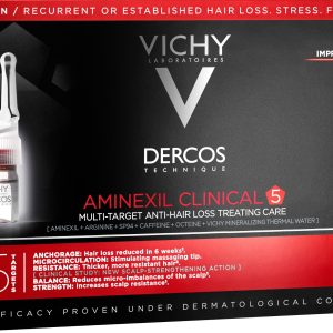 Aminexil clinical 5 men ampules multi target anti hair loss - Dercos