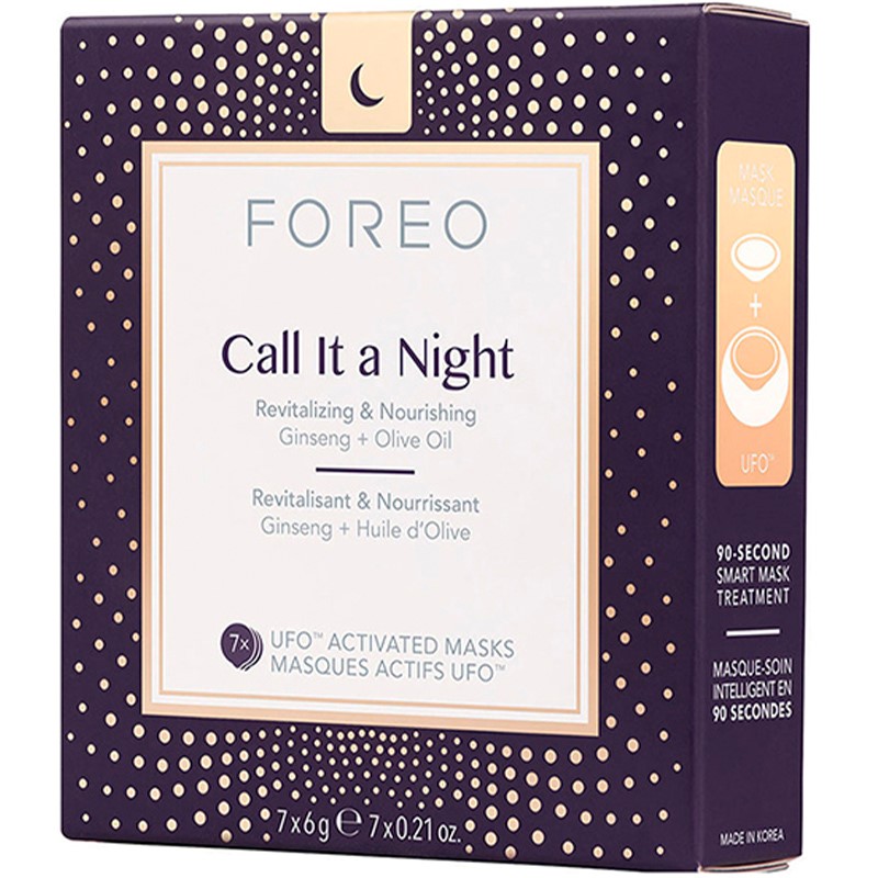 Foreo - Ufo call it a night nourishing and revitalizing facial mask 7x6g