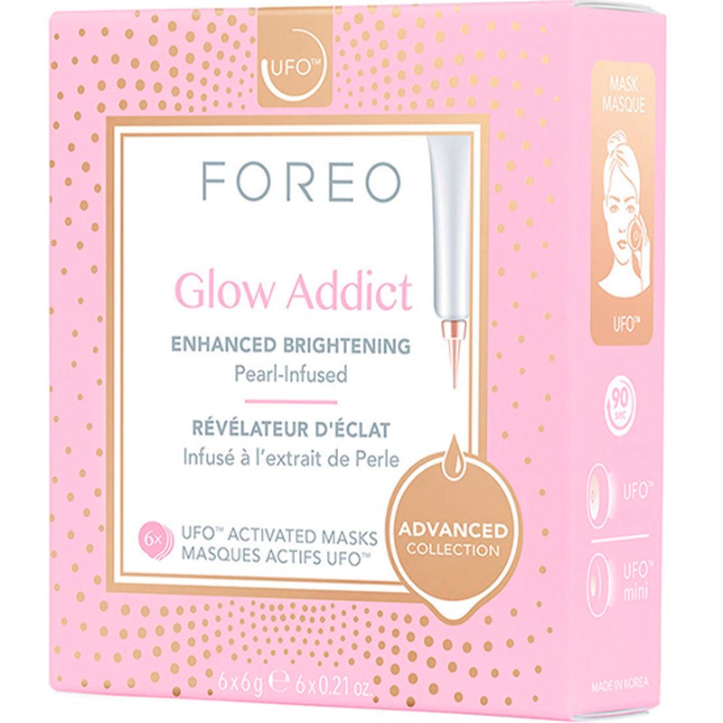 Foreo - Ufo glow addict luminous facial mask 6x6g