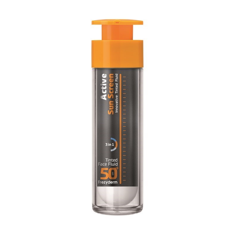 Frezyderm - Active tinted sun screen face fluid spf 50+ 50ml