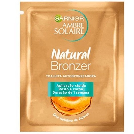 Garnier - Ambre solaire natural bronzer self-tanning wipe 1 un.