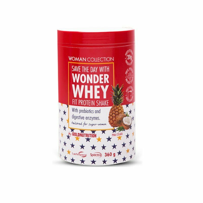 Gold Nutrition - Wonder whey hyperproteic shake pinã colada 360g