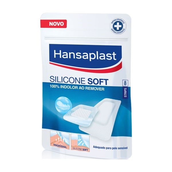 Hansaplast - Silicone soft plasters 8units