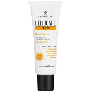 Heliocare - 360º fluid cream spf50  facial solar protector dry skin 50ml