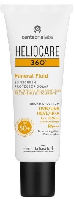 Heliocare - 360º mineral fluid spf50 sensitive, atopic and children's skin 50ml