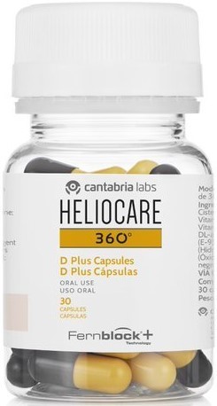 Heliocare - 360º d plus capsules alergie skin photo-aging 30 capsules