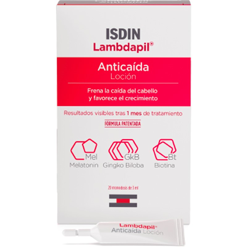 Isdin - Lambdapil anti-hair loss treatment lotion for women/men 20x3ml
