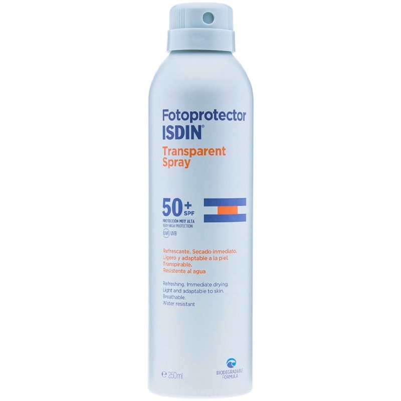 Isdin - Fotoprotector transparent spray spf50+ for body 250ml