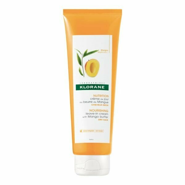 Klorane - Day cream leave-in with mango butter for dry hair 125ml