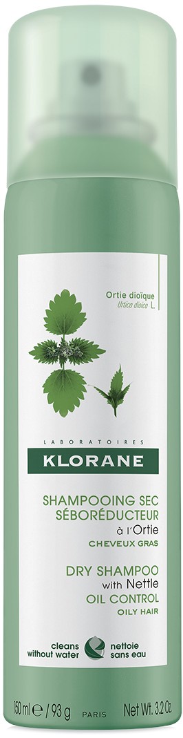 Nettle extract dry shampoo for oily hair - Klorane
