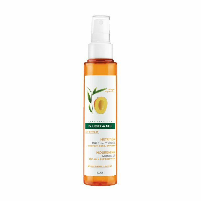 Klorane - Mango butter oil for dry and damaged hair 125ml