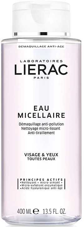 Lierac - Micellar water face and eyes anti-aging cleanser 400ml