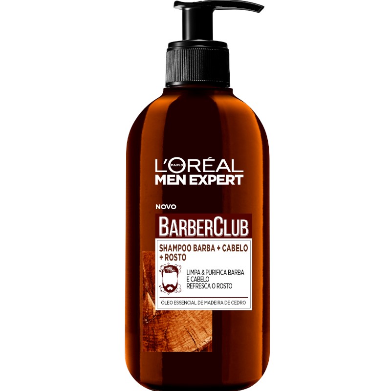 Men expert barber club hair, face & beard shampoo - LOreal Paris