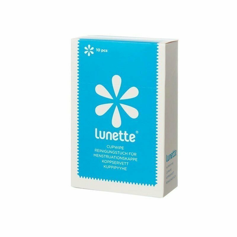 Lunette - Menstrual cup disinfecting wipes 10un.