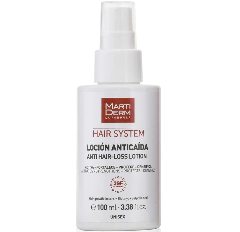 Martiderm - Hair system 3gf unissex hair lotion 100ml