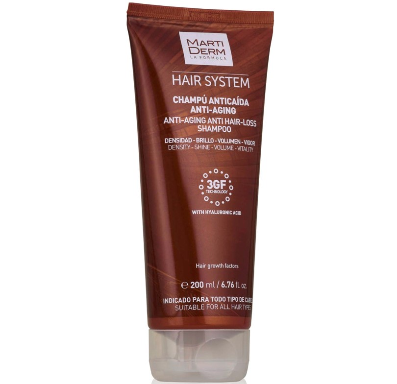 Martiderm - Hair system 3gf antiaging shampoo for hair loss 200ml