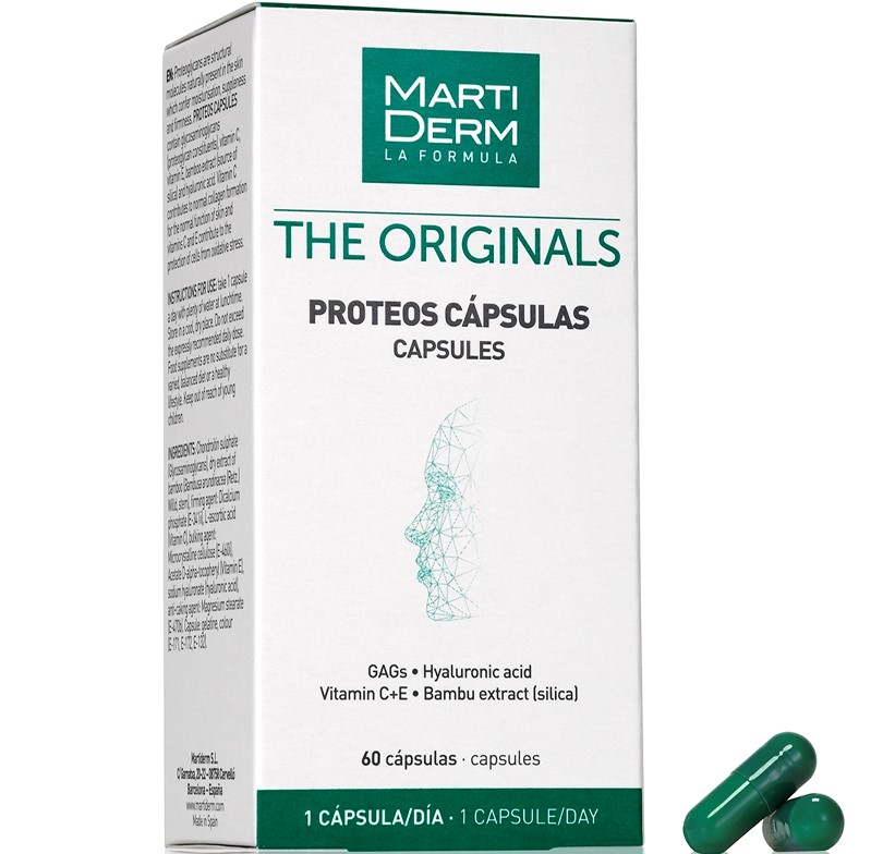 Martiderm - GAGs Food Supplement for Moisturization and Firmness 60 capsules