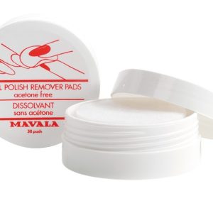 Mavala - Nail polish remover pads acetone free 30units