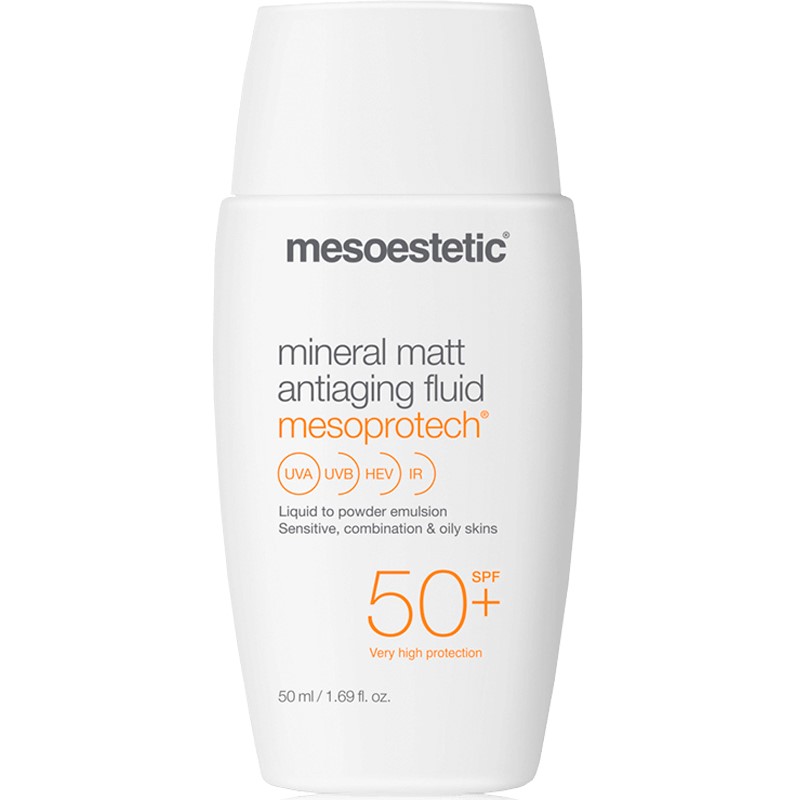 Mesoestetic - Mesoprotech mineral matt anti-aging fluid spf50+ 50ml