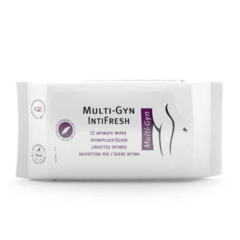 Multi-Gyn - Intifresh intimate wipes 12units