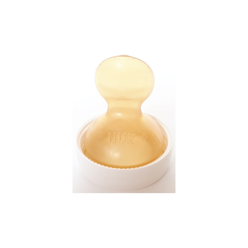 Nuk - Cleft palate teat with screw ring without feed hole size1 1unit