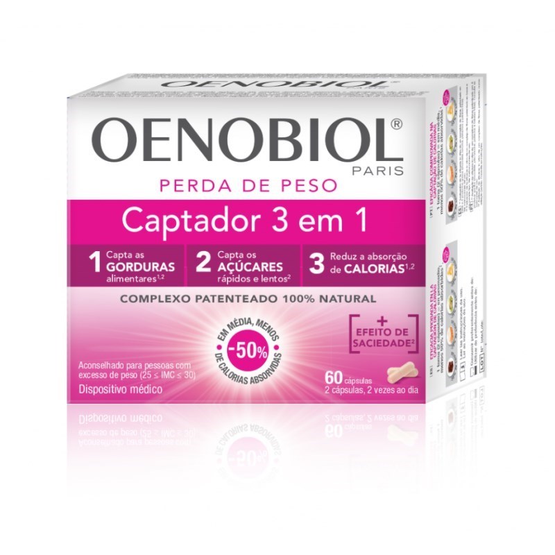 Oenobiol - Oenobiol captivator 3 in 1 for wieght loss 60capsules