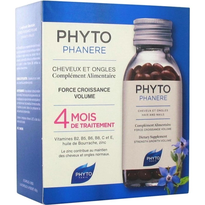 Phytophanère anti hair loss strengthening dietary supplement