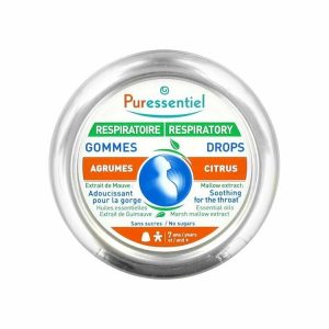 Puressentiel - Mint and eucalyptus gums for irritated throat 45g