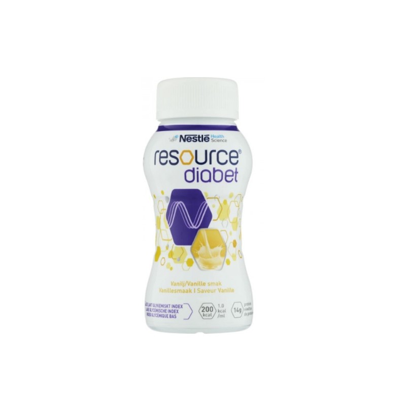 Resource - Diabet food supplement flavor vanilla 4x200ml