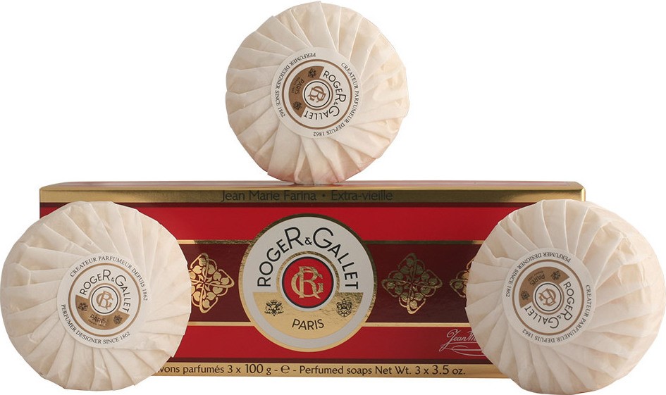 Roger Gallet - Jean marie farina soaps on coffret 3x100g