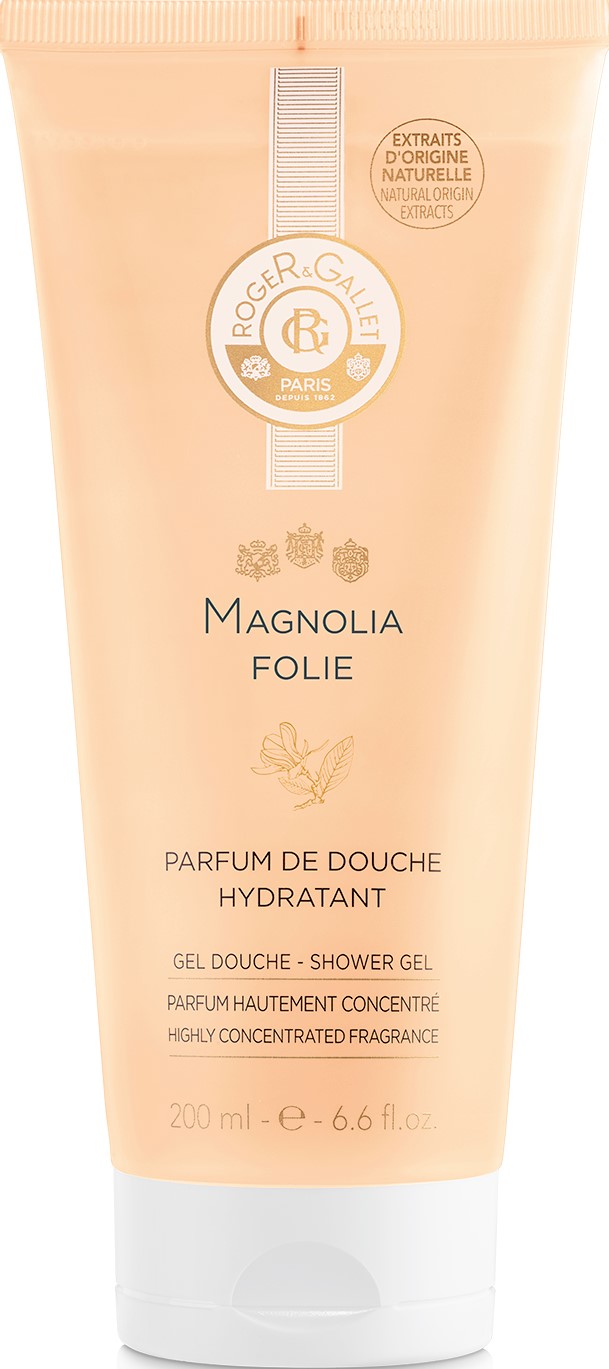 Roger Gallet - Extraits de cologne magnolia folie moisturizing shower gel 200ml