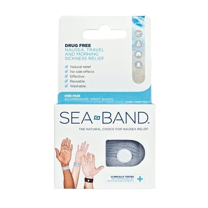 Sea Band - Sea-band anti-nausea bracelet grey 2units