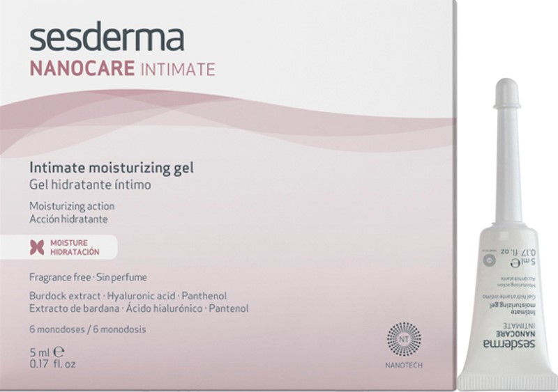 Sesderma - Nanocare intimate moisturizing lubrificating gel 6 monodosis of 5ml