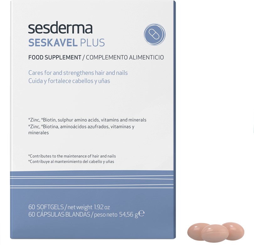 Sesderma - Seskavel plus anti-hair fall supplement 60caps