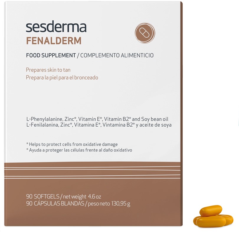 Sesderma - Fenalderm oral supplement for hypopigmented skin 90capsules