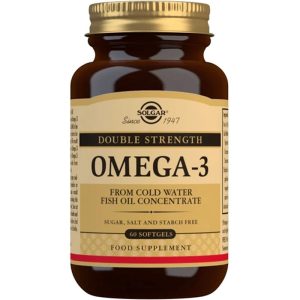 Solgar - Omega-3 double strenght for brain and cardiac health 60capsules