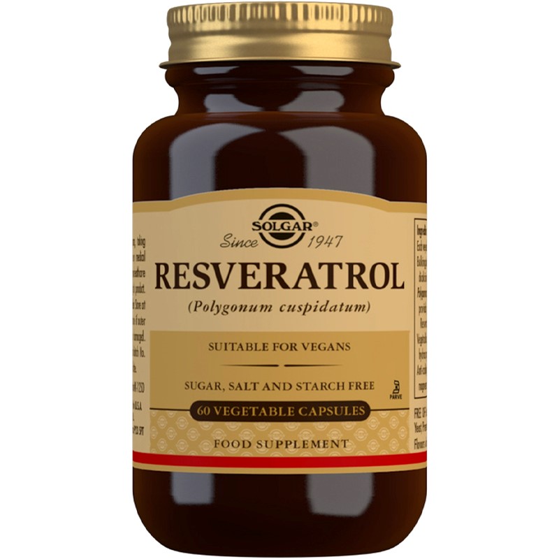 Solgar - Resveratrol antioxidant and anti-aging supplement 60capsules