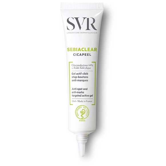 SVR - Sebiaclear cicapeel drying gel anti-imperfection 15ml