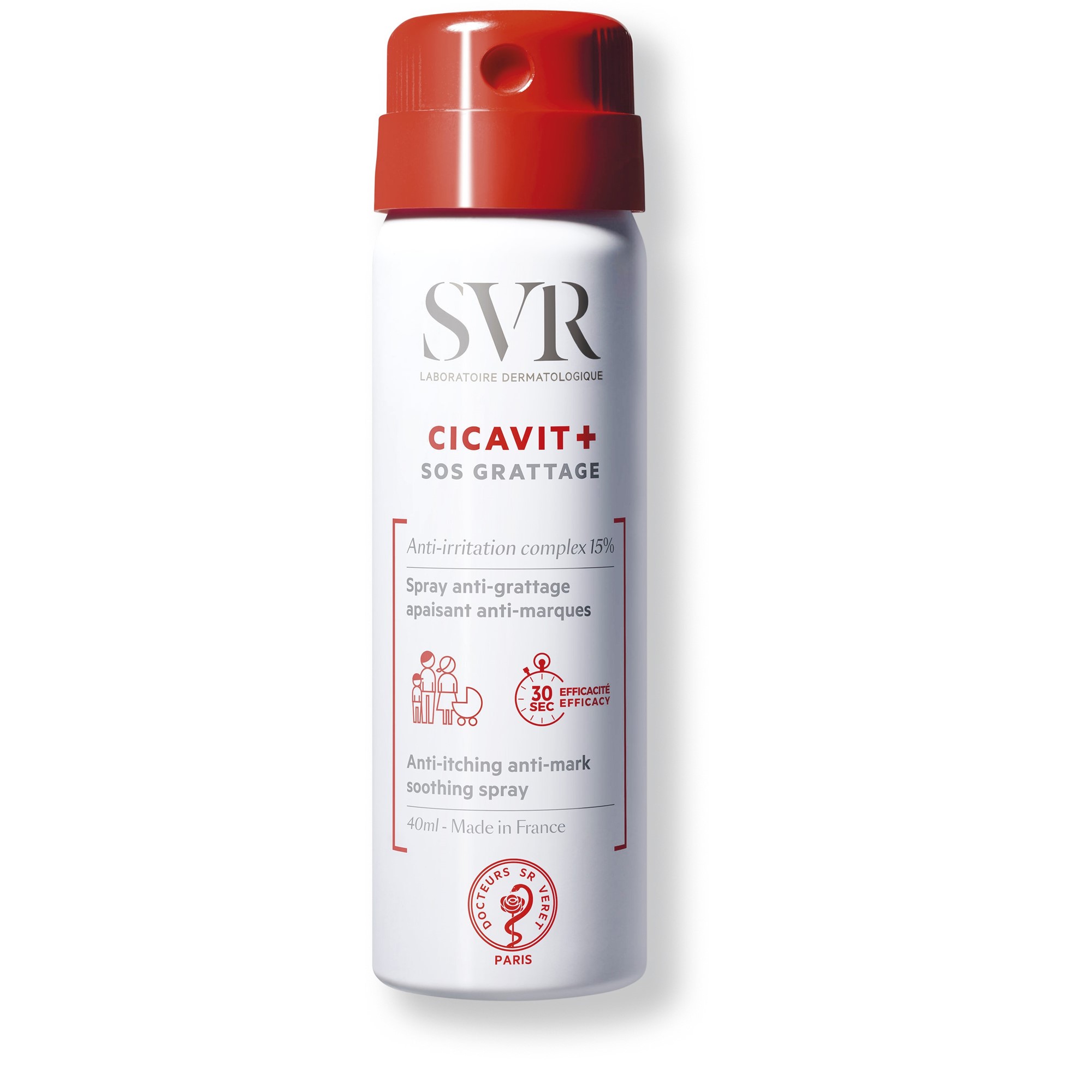 SVR - Cicavit + sos pruritus, repair and anti-marks spray 40ml