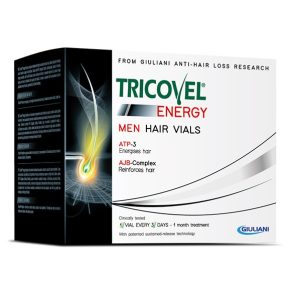 Tricovel energy men hair vials
