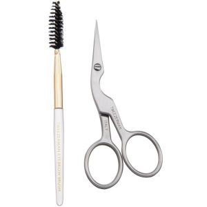 Tweezerman - Brow shaping scissors & brush