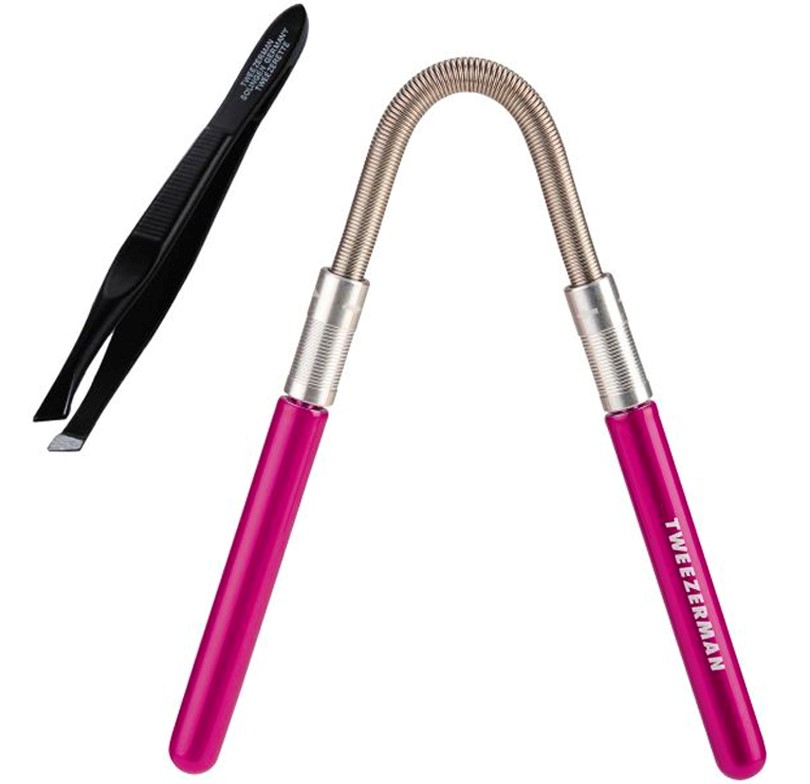 Tweezerman - Smooth finish facial hair remover random color (blue and pink) + tweezerette