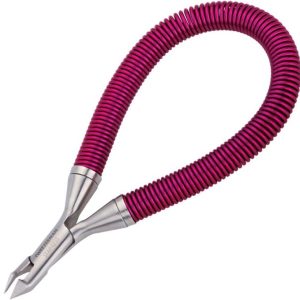Tweezerman - Grip & snip spiral spring cuticle nipper random color (blue and pink)