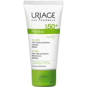 Uriage - Hyséac fluide spf50+ oil free combination to oily skin 50ml